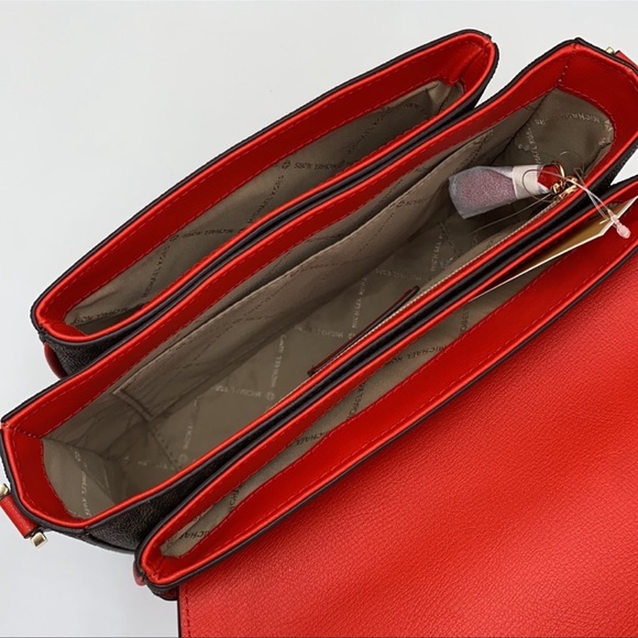 MICHAEL KORS Rose Medium Top Handle Messenger - Picture 2 of 4